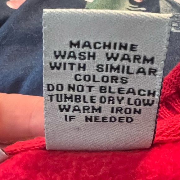 Classic Elements, Christmas Sweatshirt, Small, Red with Snowman Scene - Picture 6 of 7